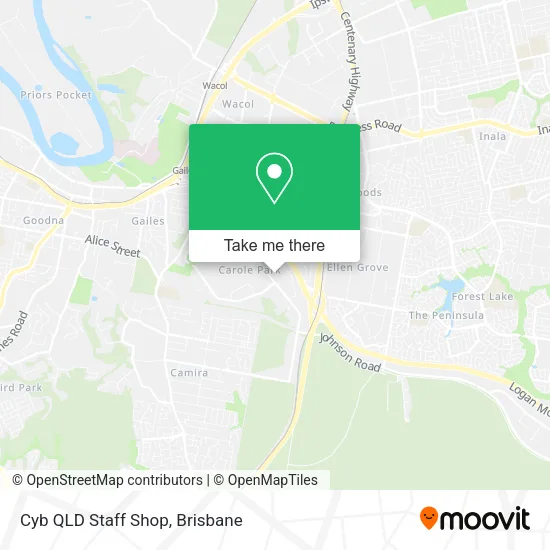 Cyb QLD Staff Shop map