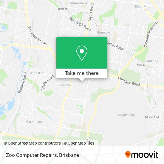 Zoo Computer Repairs map