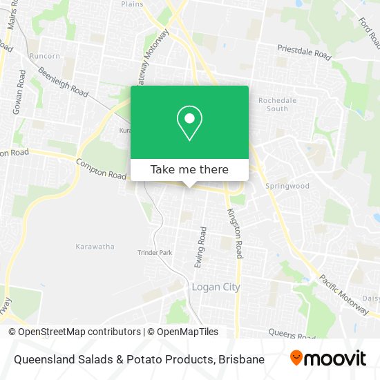 Queensland Salads & Potato Products map