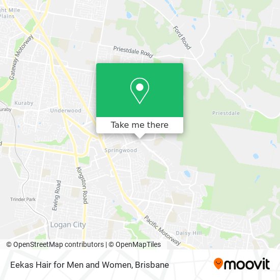 Eekas Hair for Men and Women map