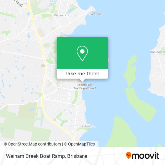 Weinam Creek Boat Ramp map