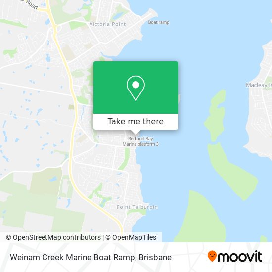 Weinam Creek Marine Boat Ramp map