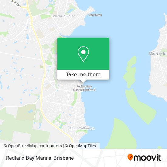 Redland Bay Marina map