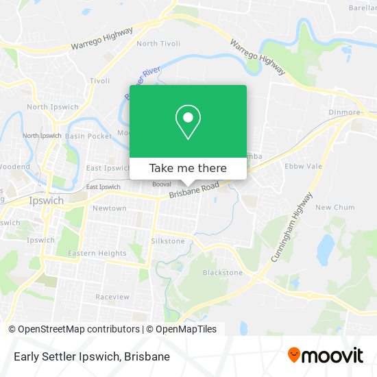 Early Settler Ipswich map