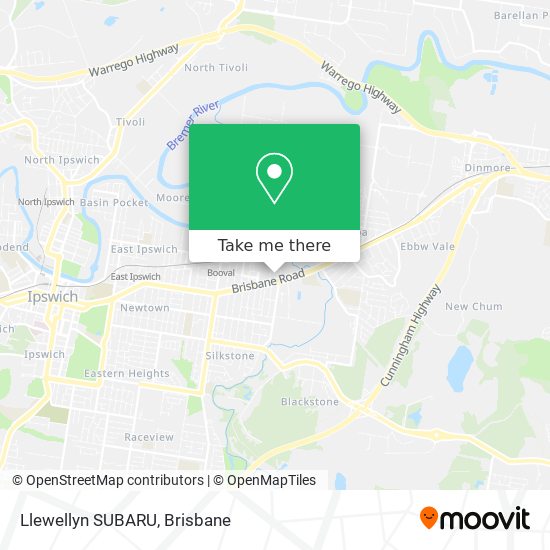 Llewellyn SUBARU map