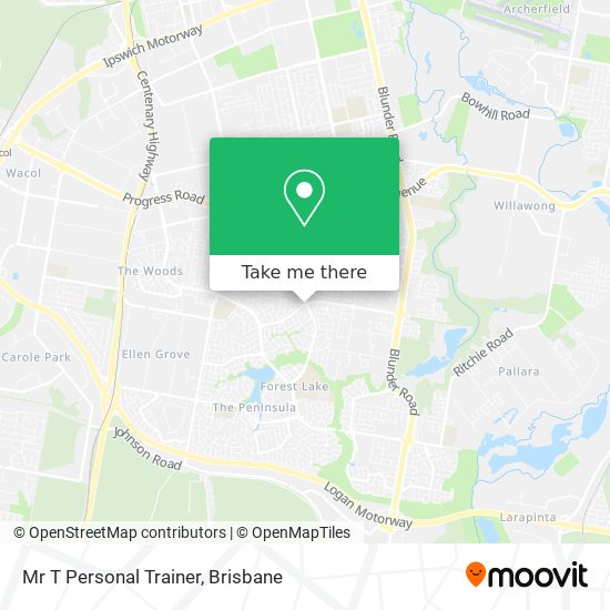 Mr T Personal Trainer map