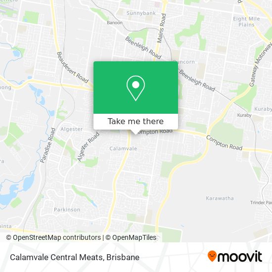 Calamvale Central Meats map