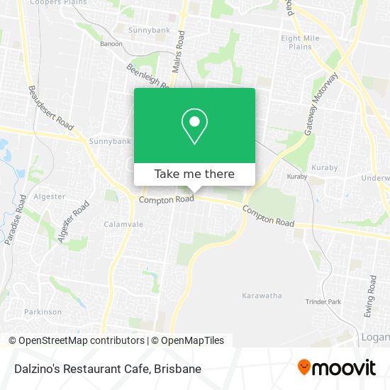 Dalzino's Restaurant Cafe map