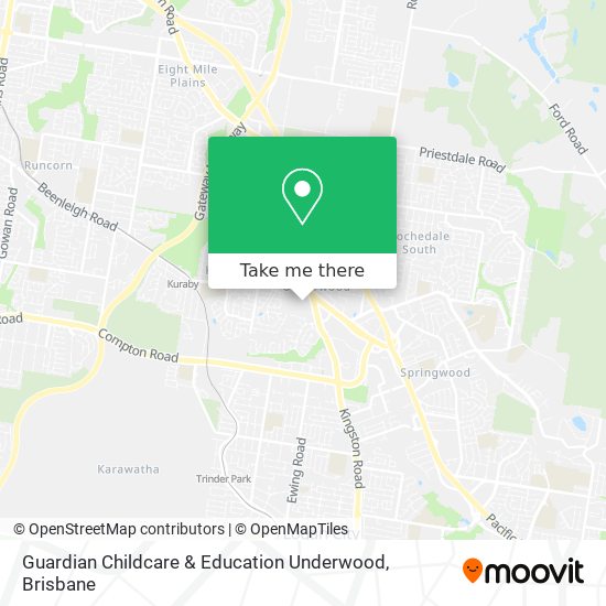 Guardian Childcare & Education Underwood map