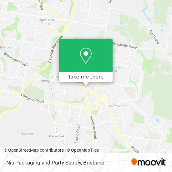 Nis Packaging and Party Supply map