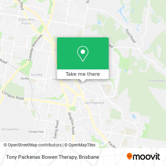Tony Packenas Bowen Therapy map