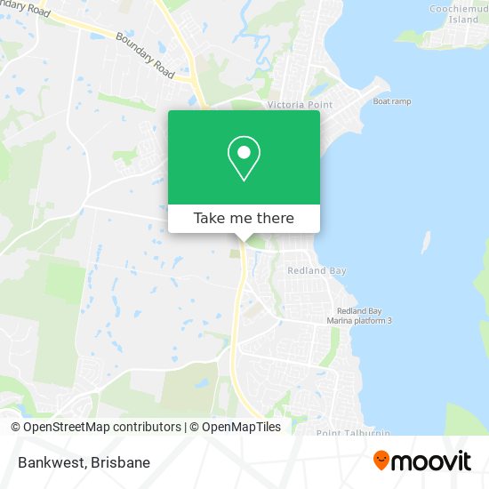 Mapa Bankwest