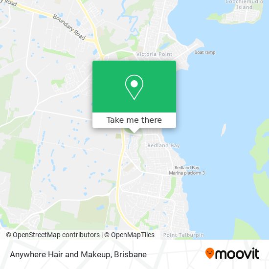 Anywhere Hair and Makeup map