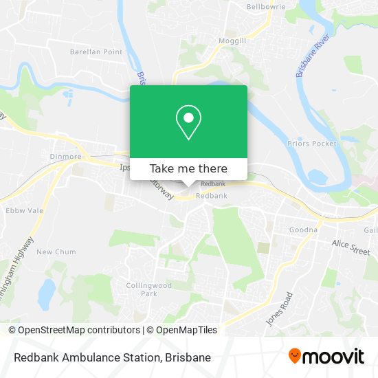 Redbank Ambulance Station map