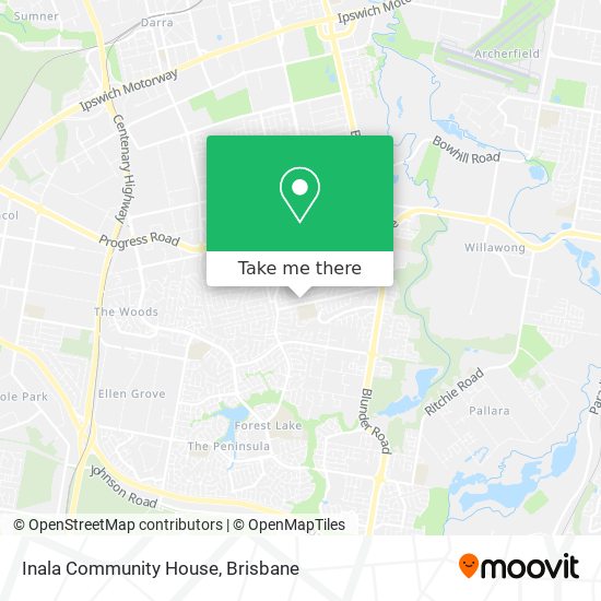 Inala Community House map