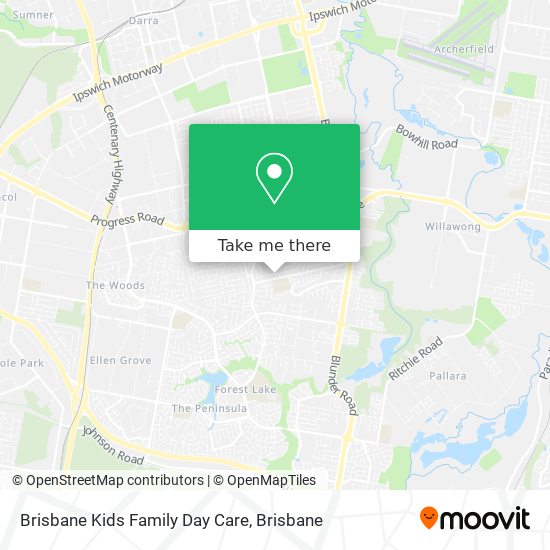 Brisbane Kids Family Day Care map