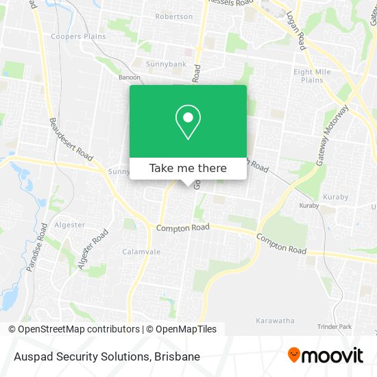 Auspad Security Solutions map