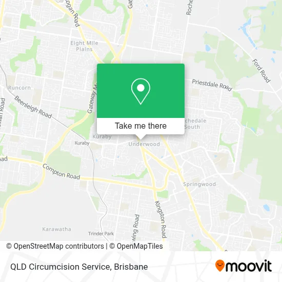 Mapa QLD Circumcision Service