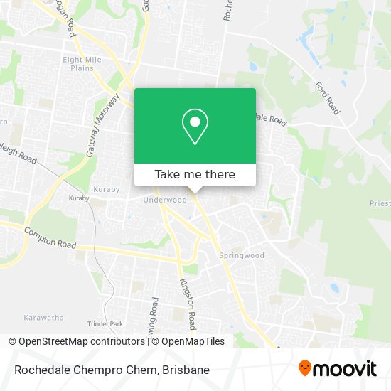 Rochedale Chempro Chem map