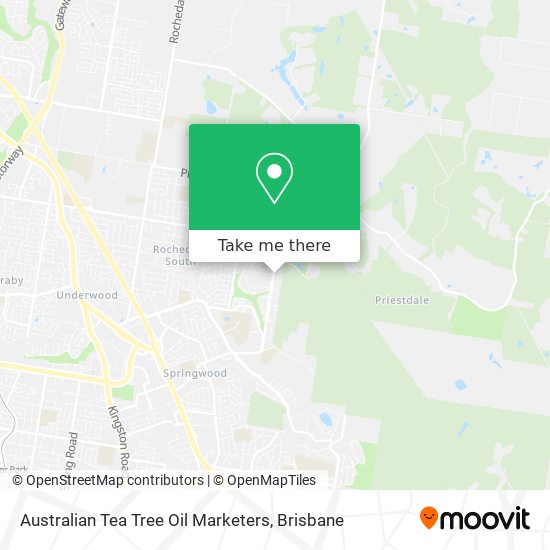 Australian Tea Tree Oil Marketers map