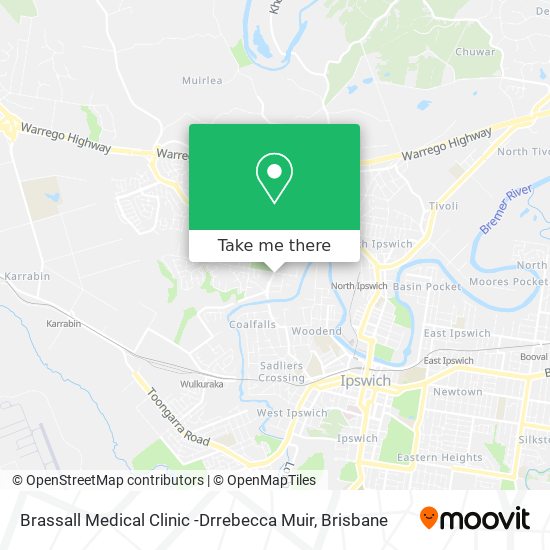 Brassall Medical Clinic -Drrebecca Muir map