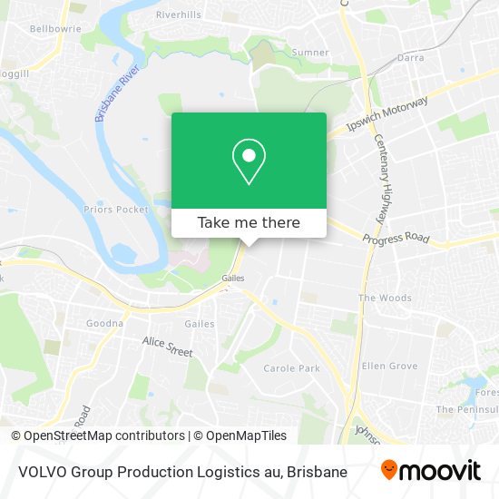 VOLVO Group Production Logistics au map