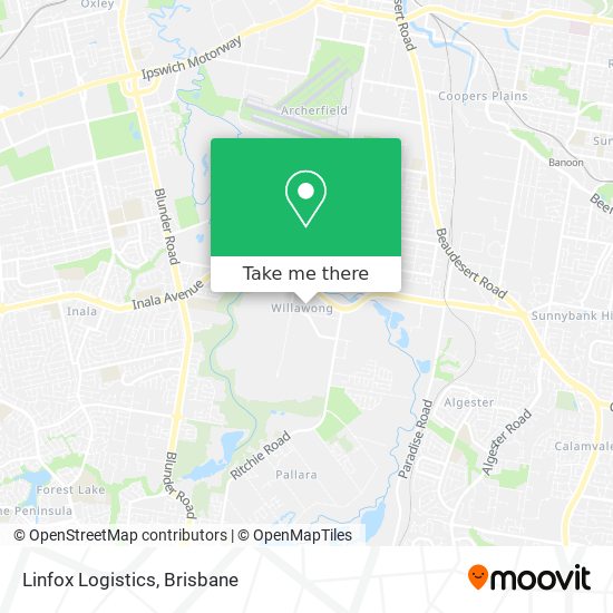 Linfox Logistics map