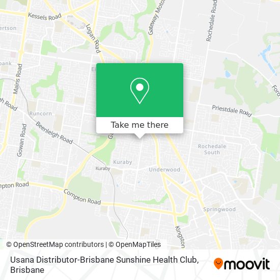 Usana Distributor-Brisbane Sunshine Health Club map