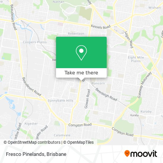 Fresco Pinelands map