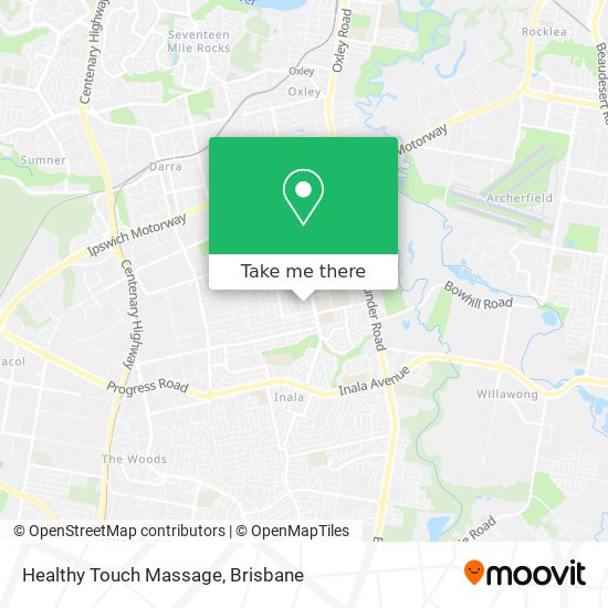Healthy Touch Massage map