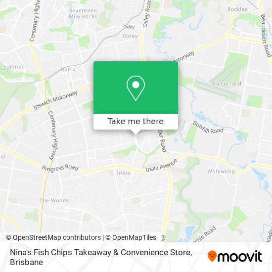 Nina's Fish Chips Takeaway & Convenience Store map