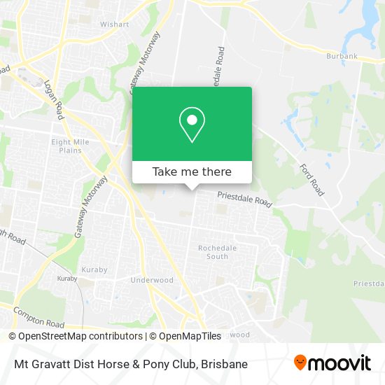 Mt Gravatt Dist Horse & Pony Club map