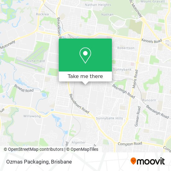 Ozmas Packaging map