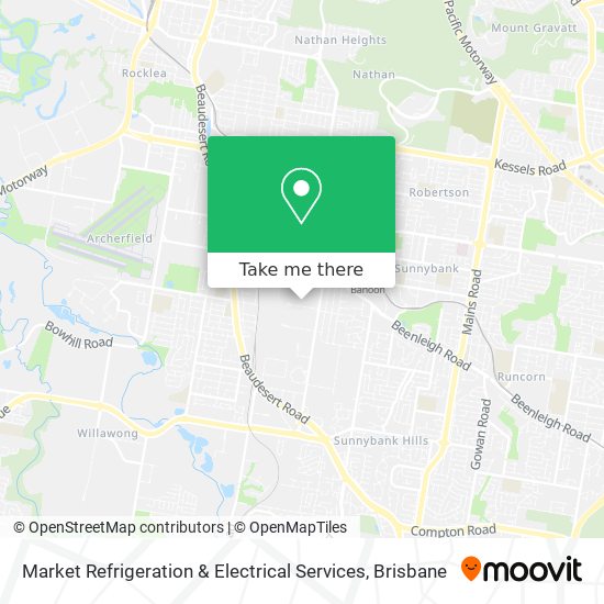 Market Refrigeration & Electrical Services map