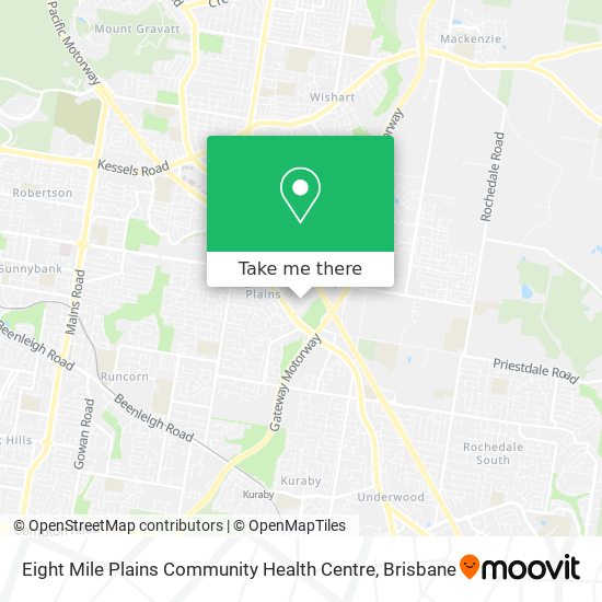 Mapa Eight Mile Plains Community Health Centre