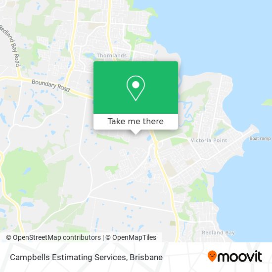 Campbells Estimating Services map