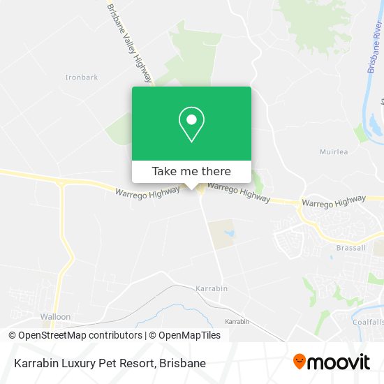 Karrabin Luxury Pet Resort map