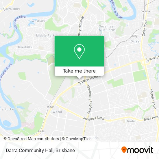Darra Community Hall map