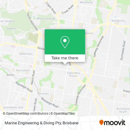 Marine Engineering & Diving Pty map
