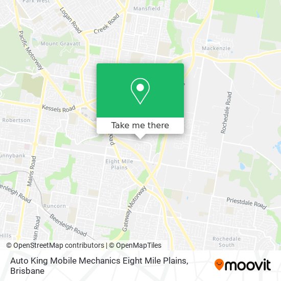 Auto King Mobile Mechanics Eight Mile Plains map