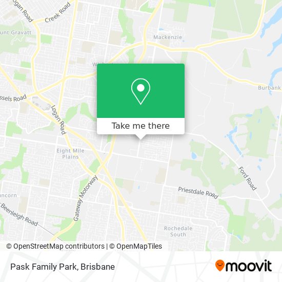 Pask Family Park map