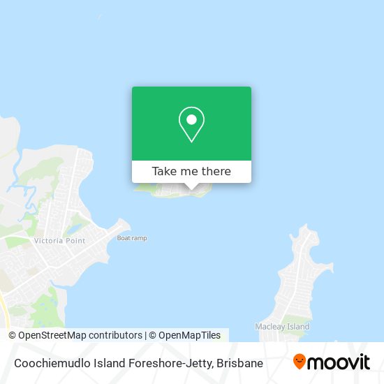 Coochiemudlo Island Foreshore-Jetty map