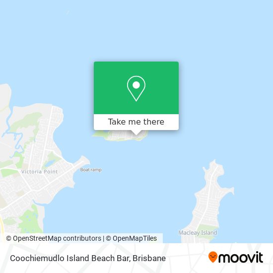 Coochiemudlo Island Beach Bar map