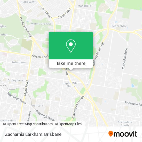 Zacharhia Larkham map