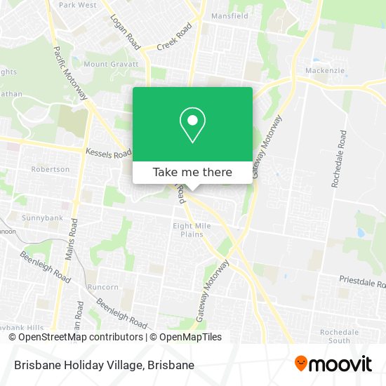 Brisbane Holiday Village map