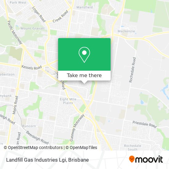 Landfill Gas Industries Lgi map