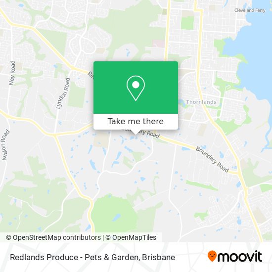 Redlands Produce - Pets & Garden map