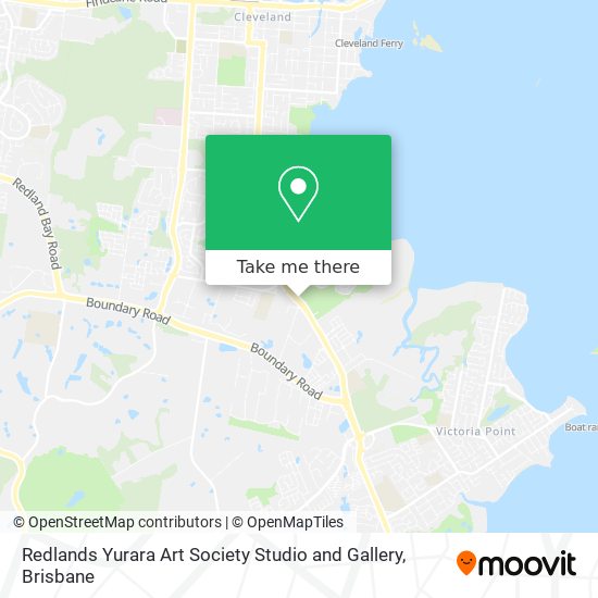 Redlands Yurara Art Society Studio and Gallery map