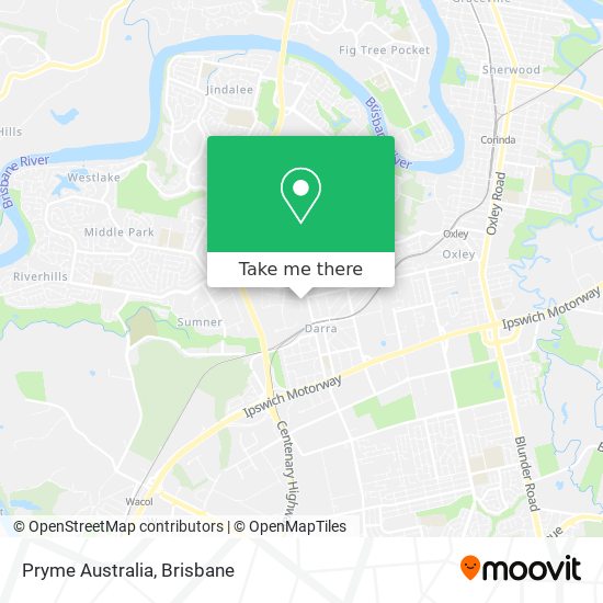 Pryme Australia map