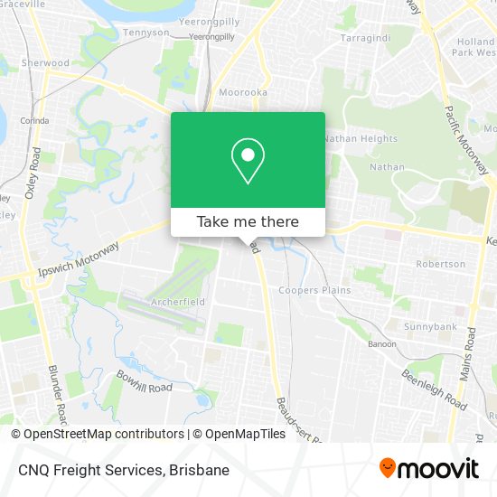 CNQ Freight Services map